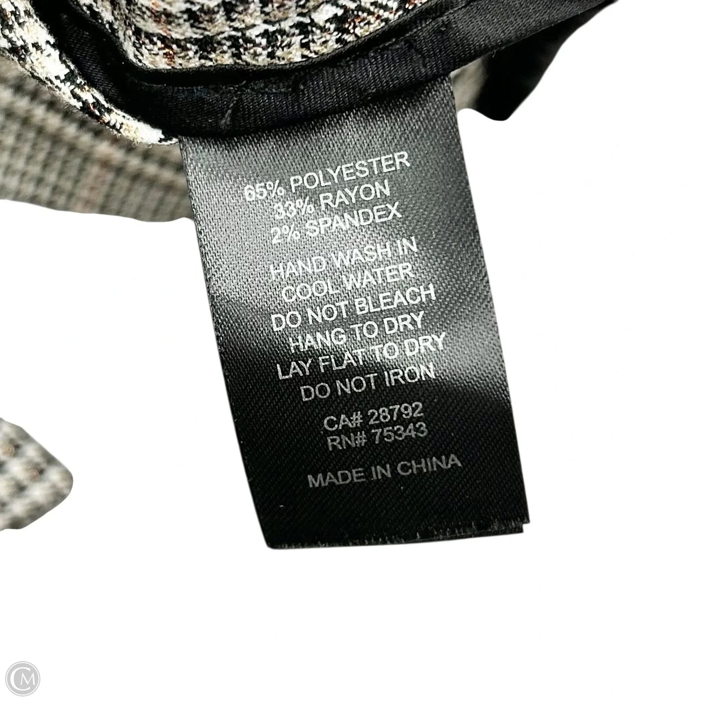 Blazer By Joie In Brown & Cream, Size: Xl