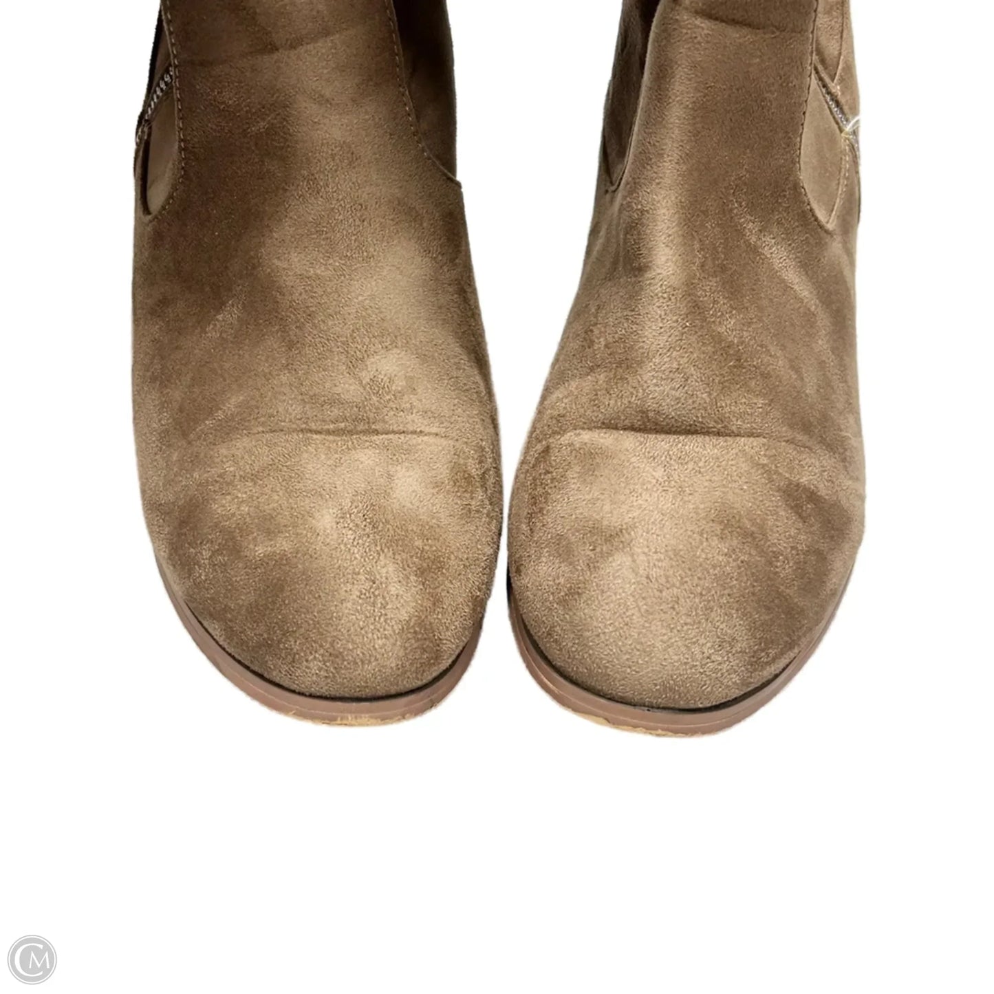 Boots Mid-calf Heels By Journee In Brown, Size: 11