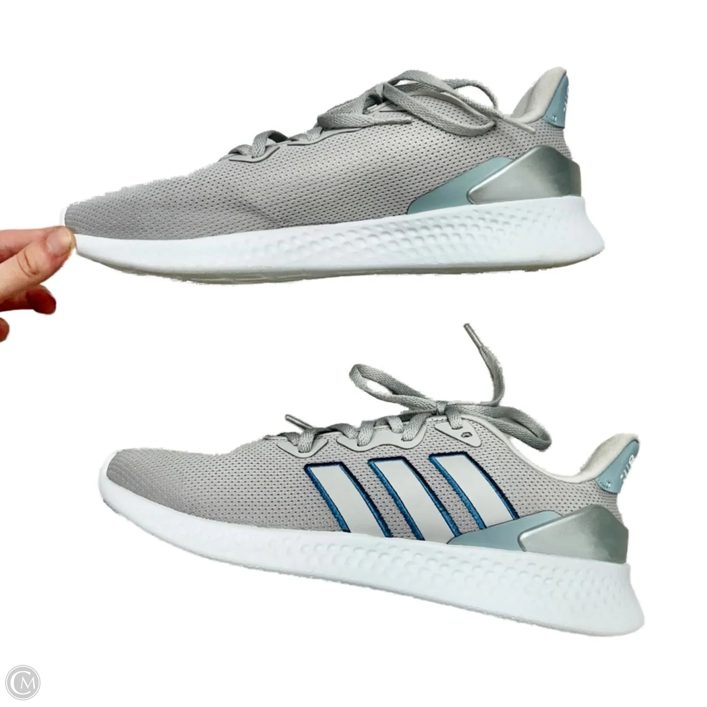 Shoes Athletic By Adidas In Grey, Size: 9.5