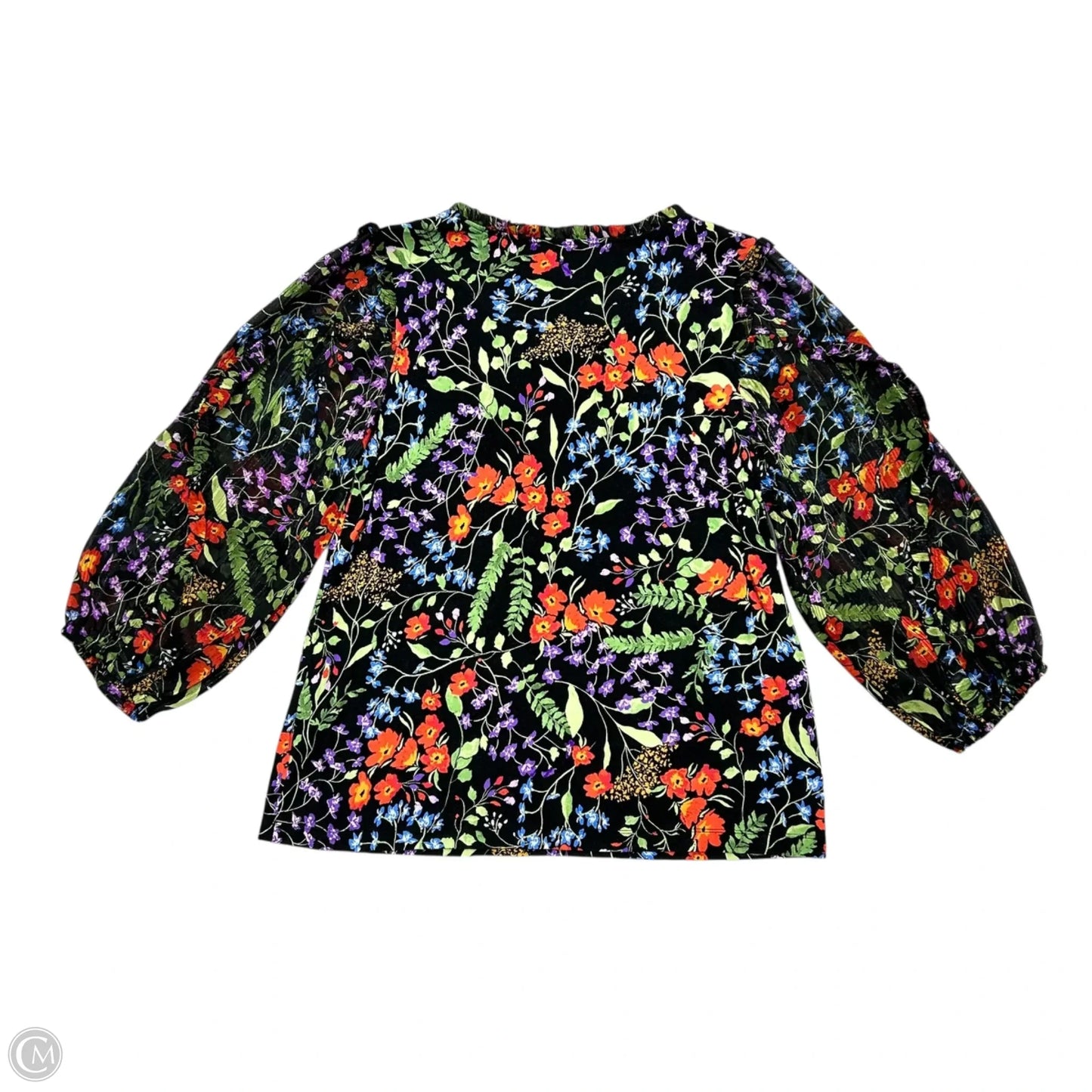Top Long Sleeve By Maeve In Floral Print, Size: M