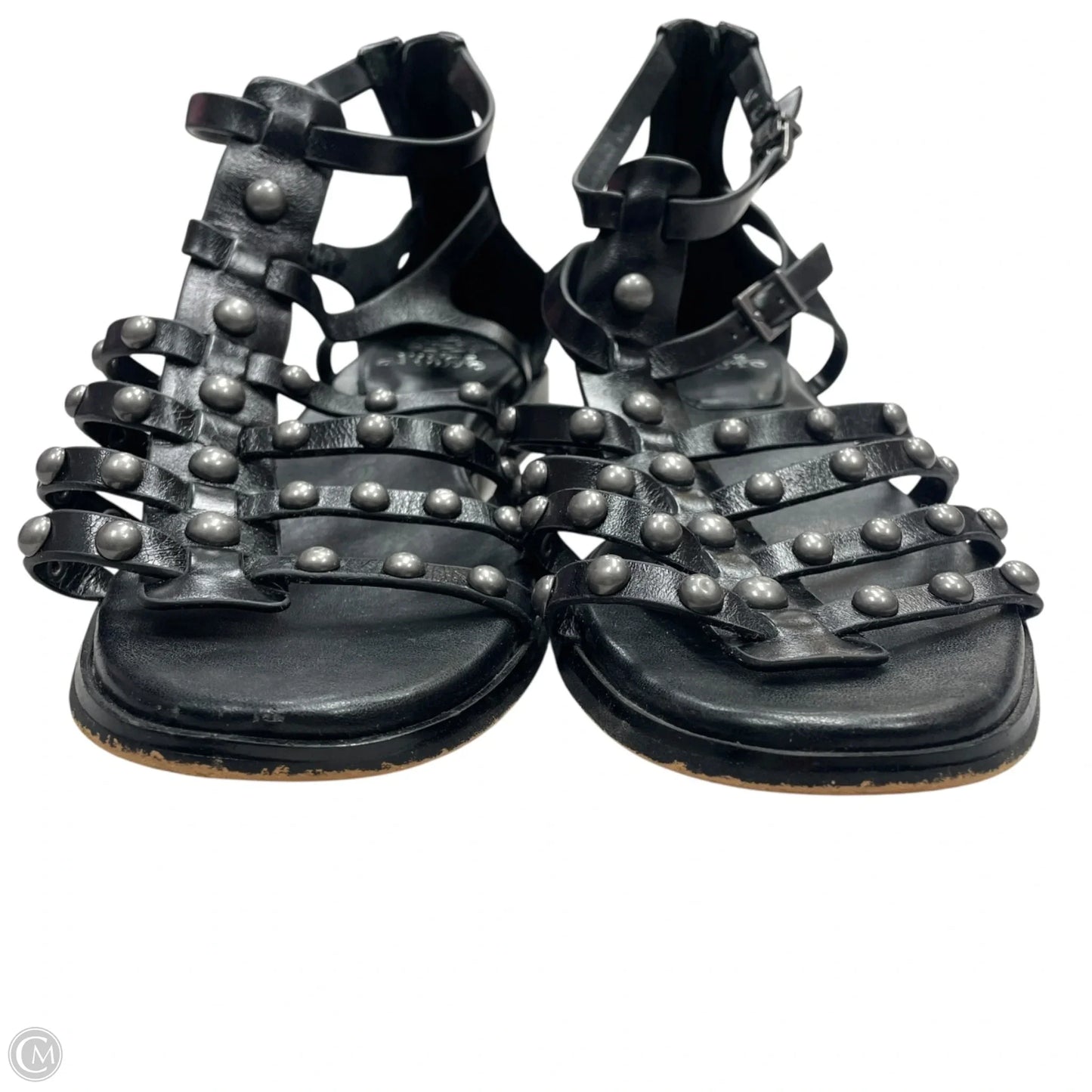 Sandals Flats By Vince Camuto In Black, Size: 8.5