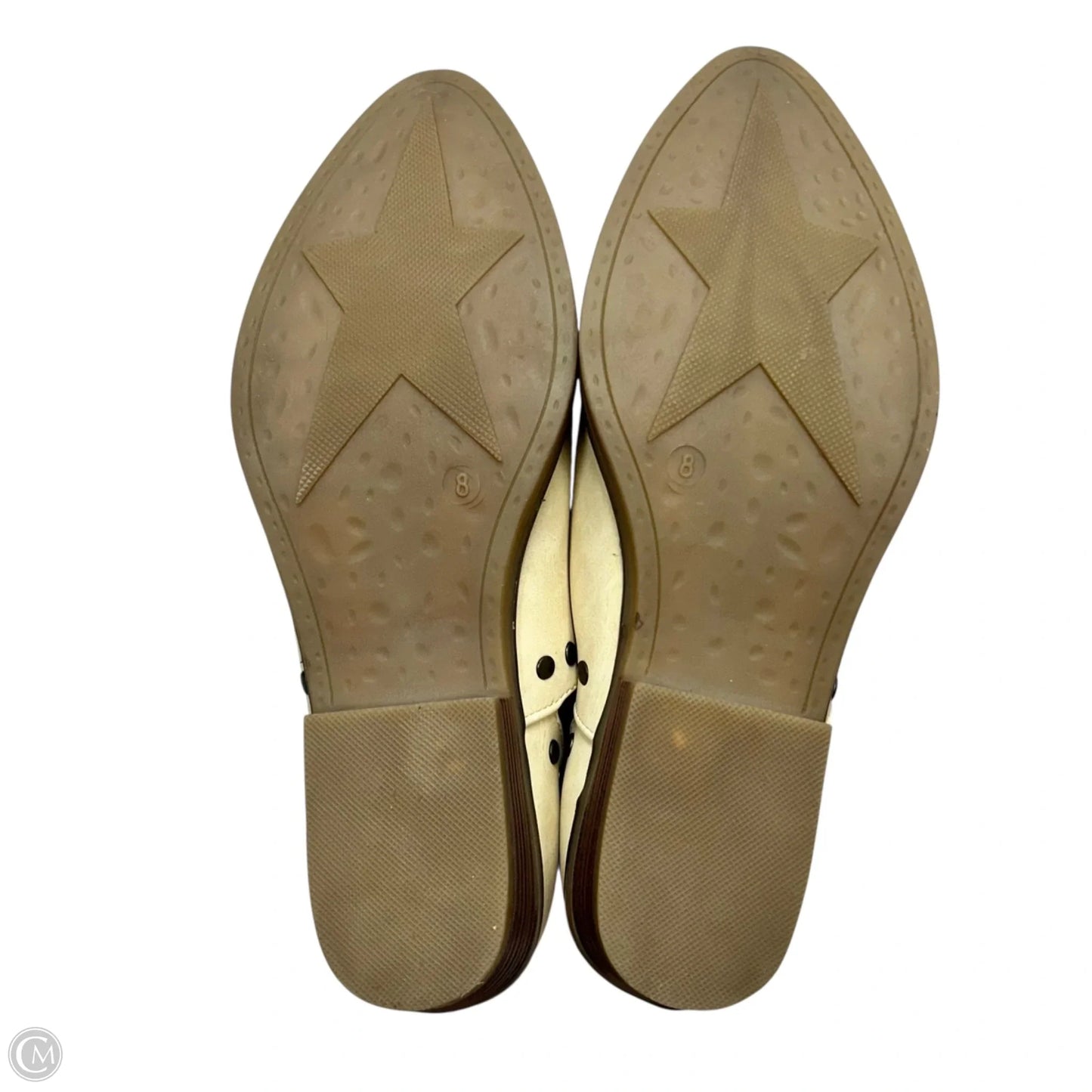 Boots Ankle Flats By Seven 7 In Brown & Cream, Size: 8