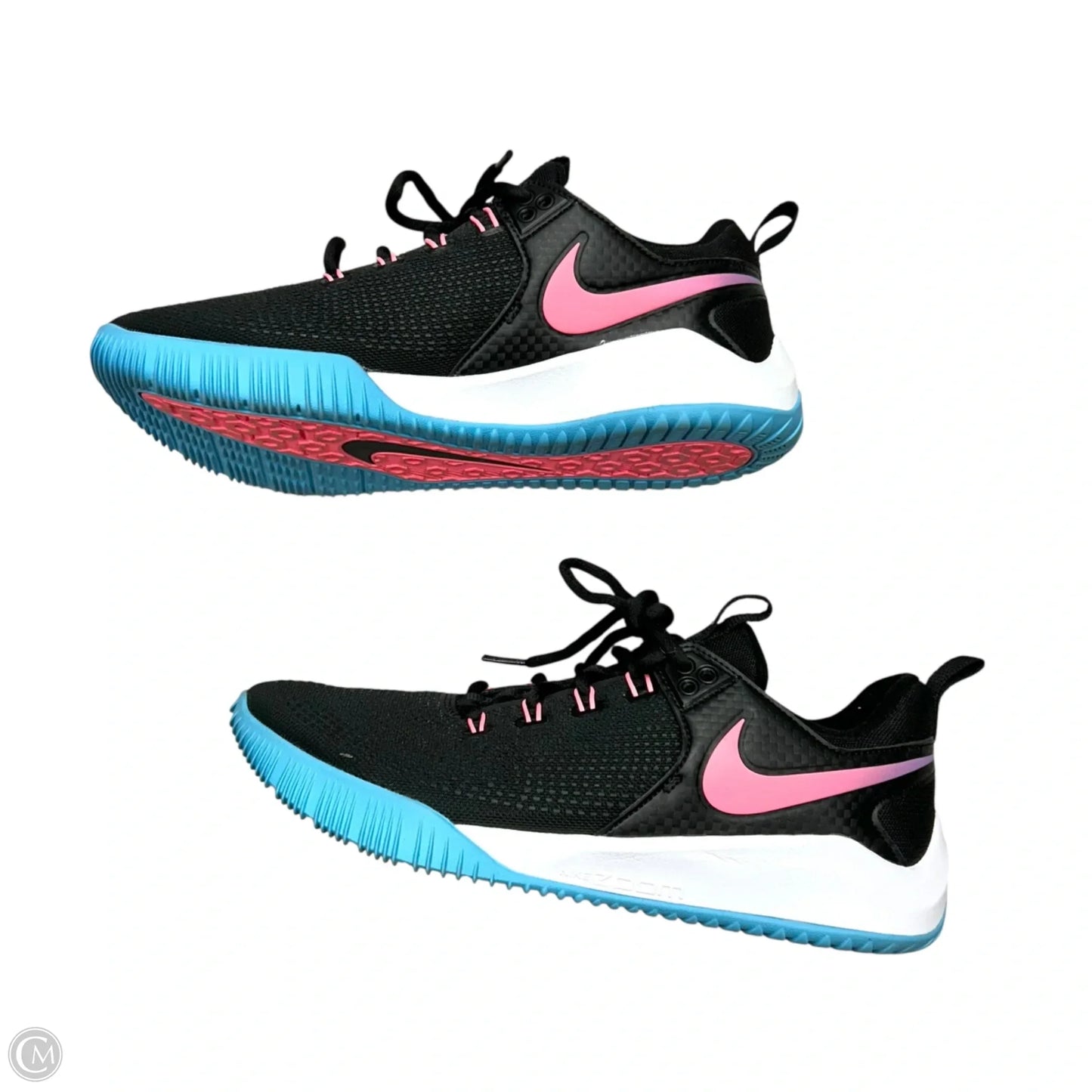 Shoes Athletic By Nike In Black & Pink, Size: 9.5