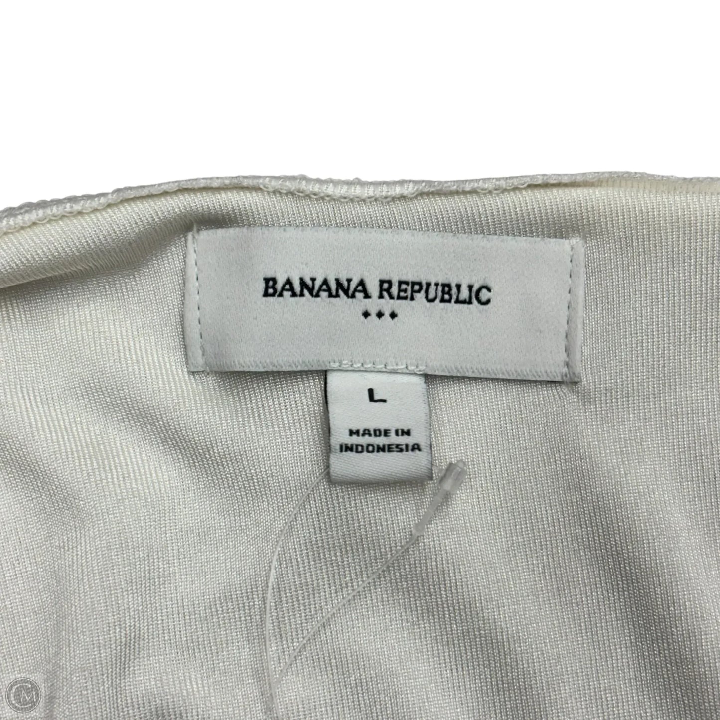 Dress Party Long By Banana Republic In Ivory, Size: L