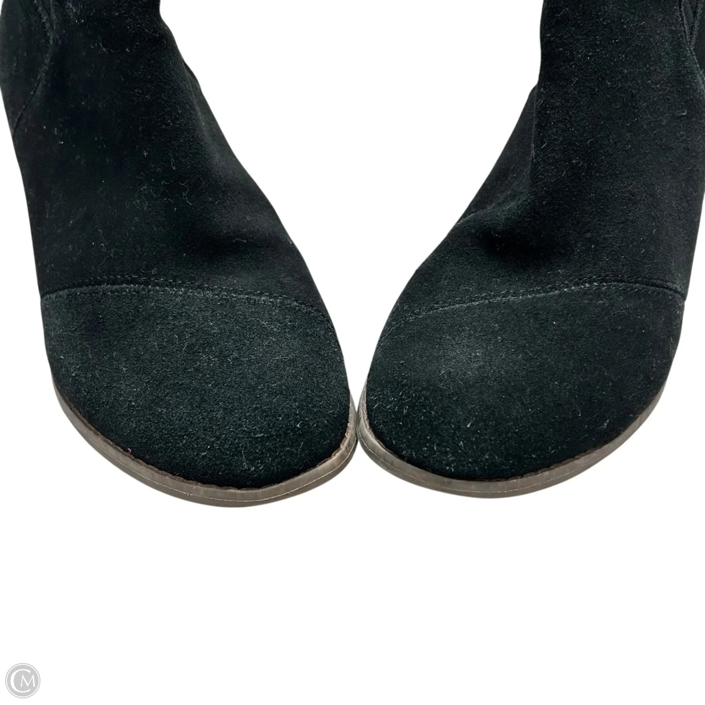 Boots Ankle Heels By Toms In Black & Brown, Size: 9
