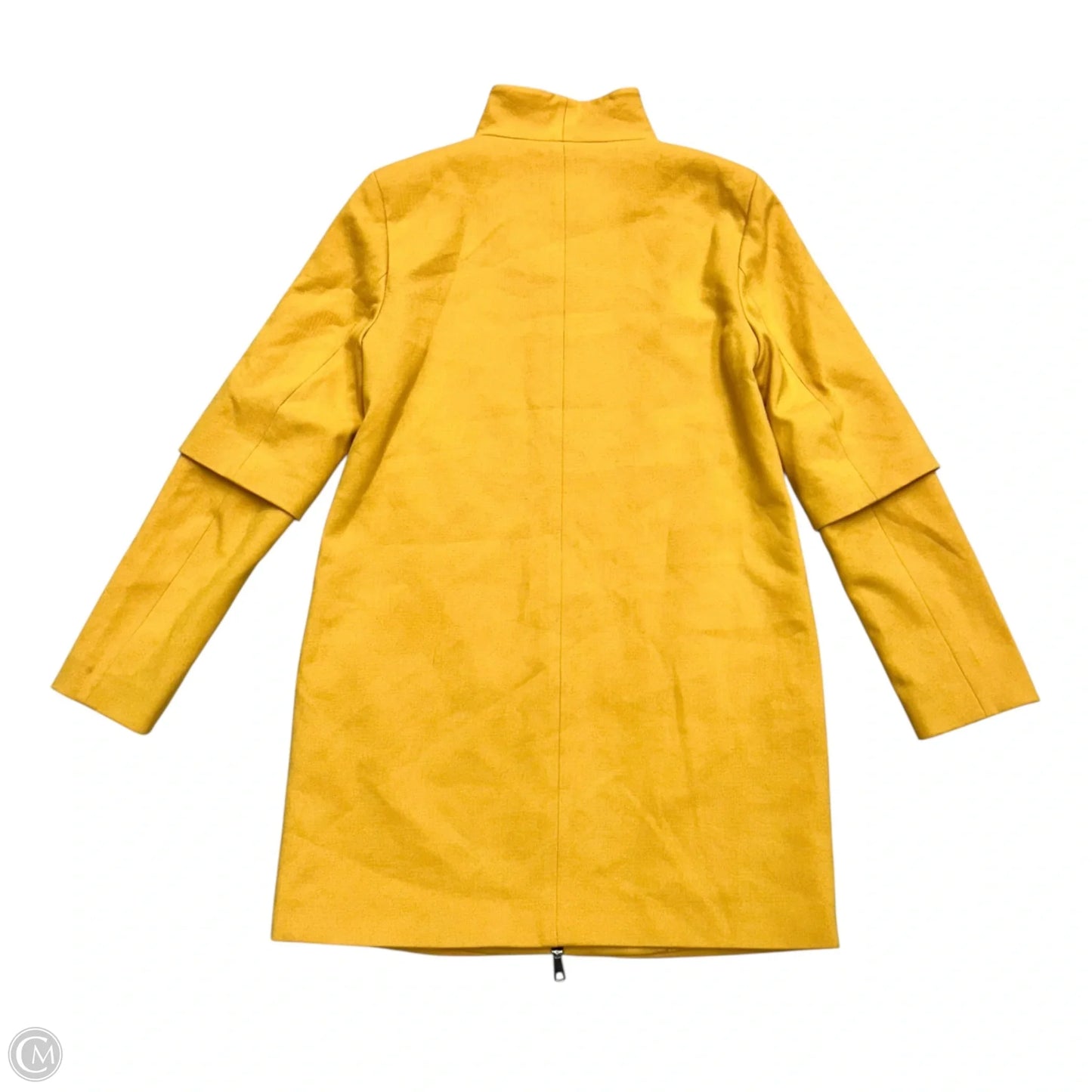 Coat Trench Coat By Banana Republic In Yellow, Size: M
