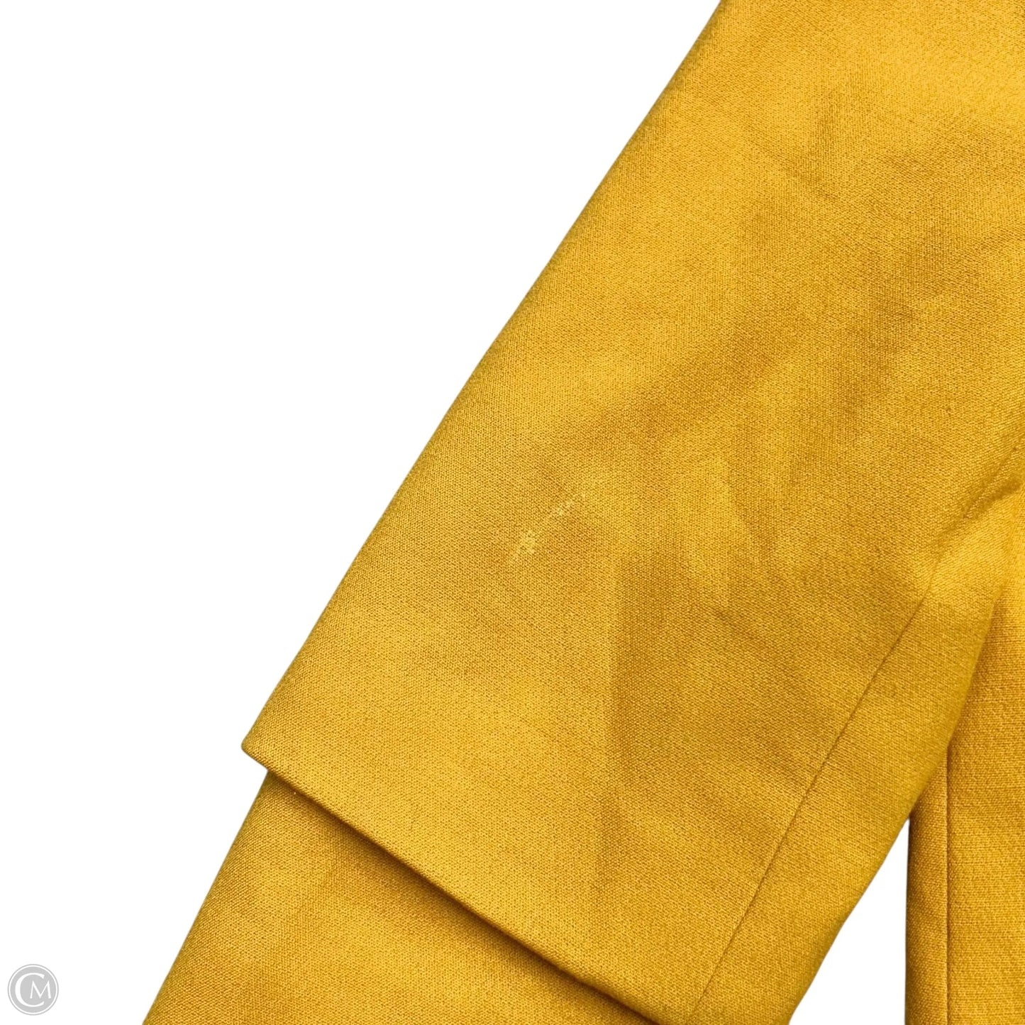Coat Trench Coat By Banana Republic In Yellow, Size: M