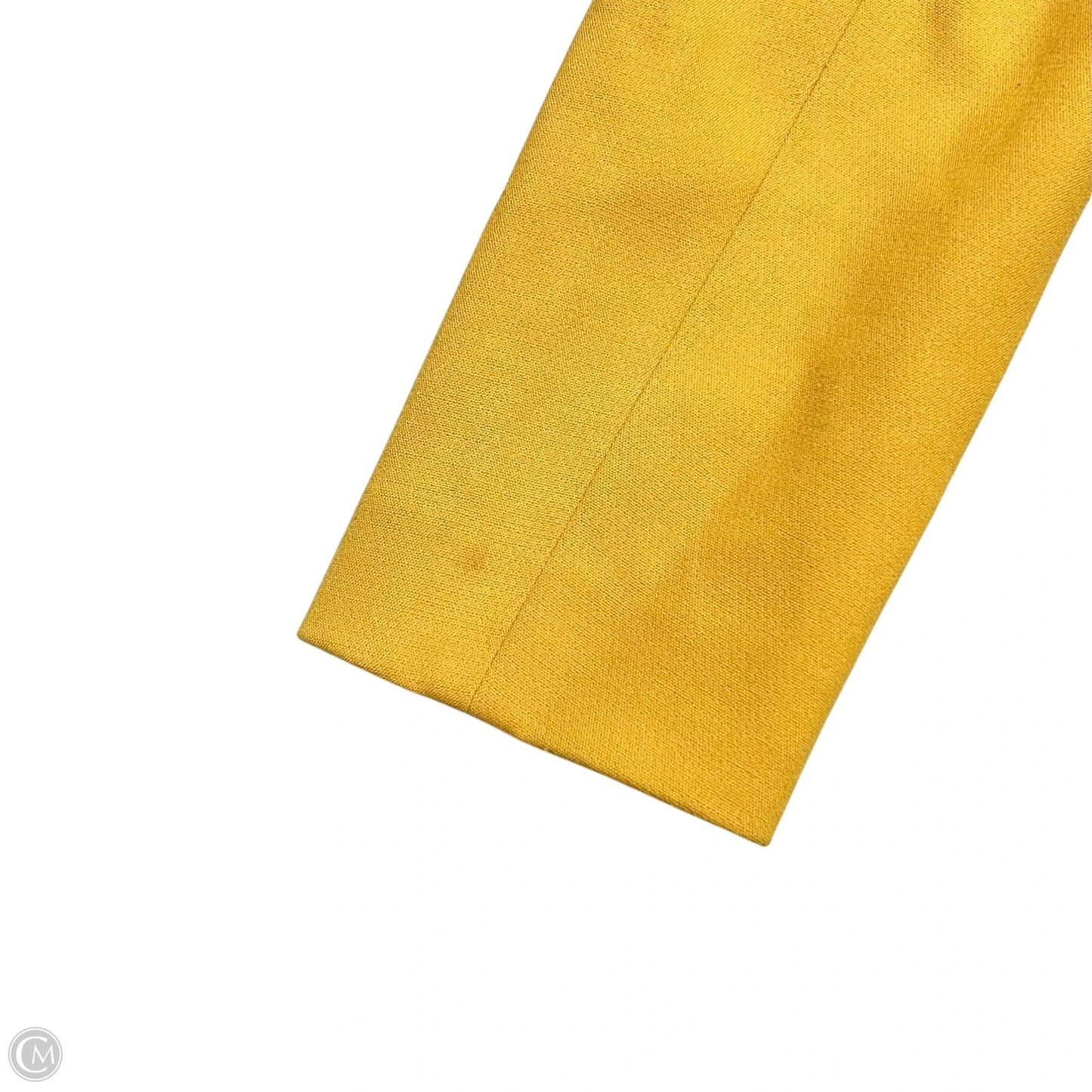 Coat Trench Coat By Banana Republic In Yellow, Size: M