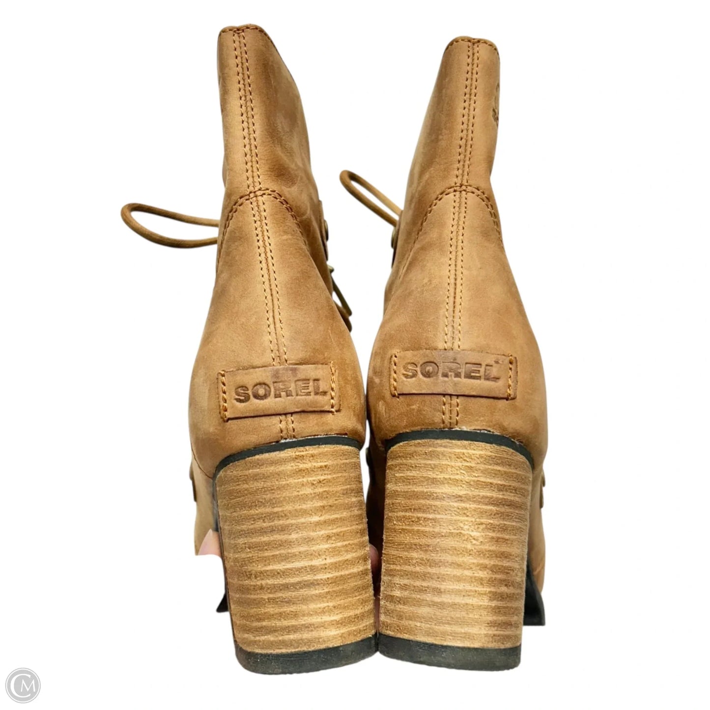 Boots Ankle Flats By Sorel In Tan, Size: 10