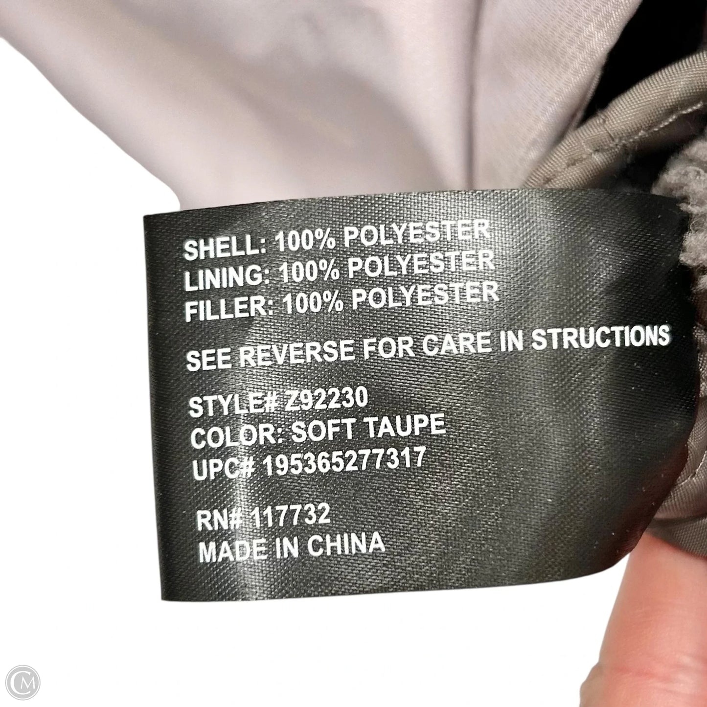 Coat Other By Zero Xposure In Grey & Purple, Size: L