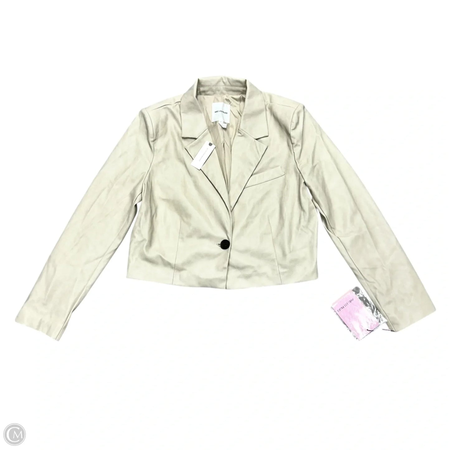 Jacket Other By Avec Les Filles In Cream, Size: L