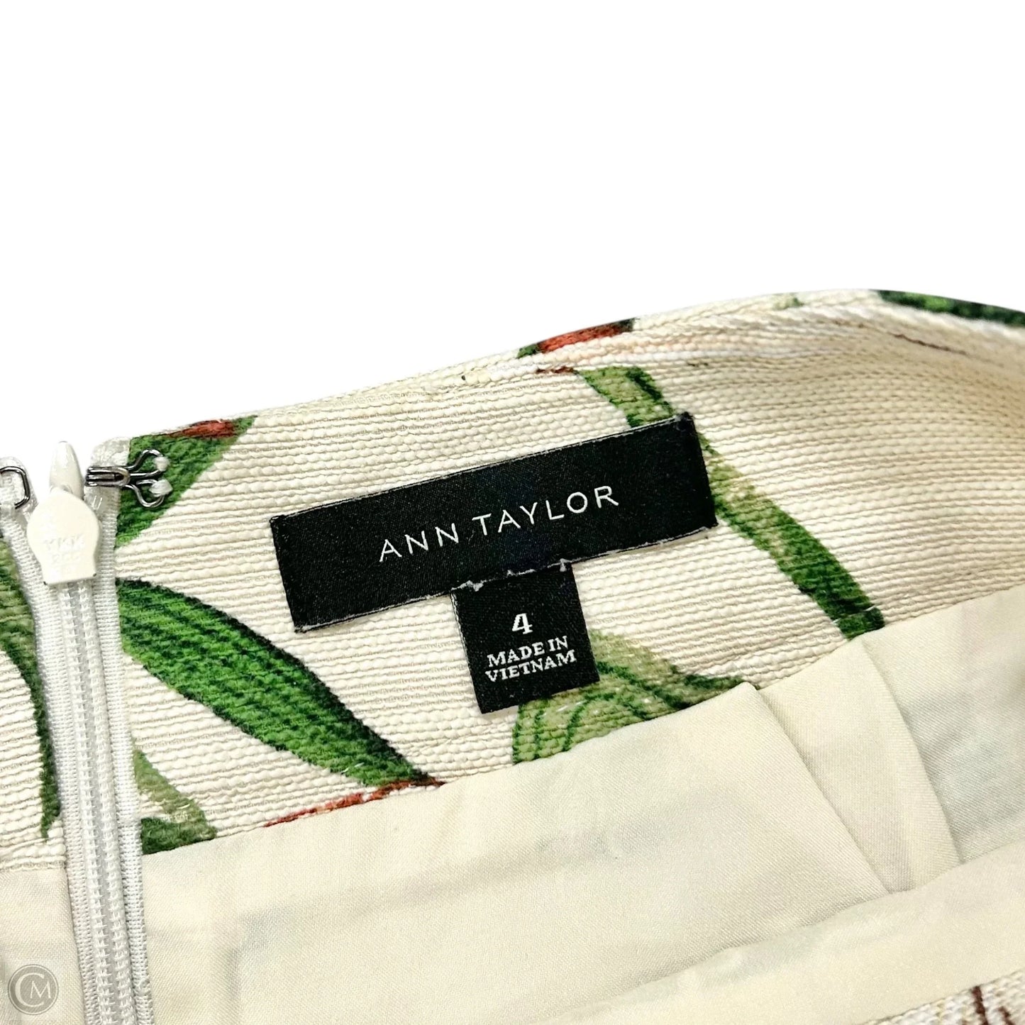 Skirt Midi By Ann Taylor In Floral Print, Size: 4