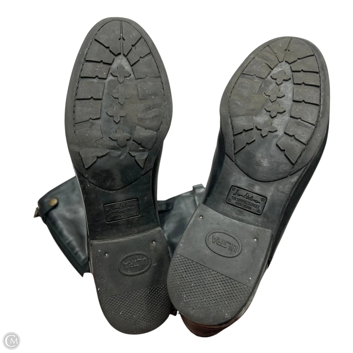 Boots Leather By Sam Edelman In Black, Size: 10