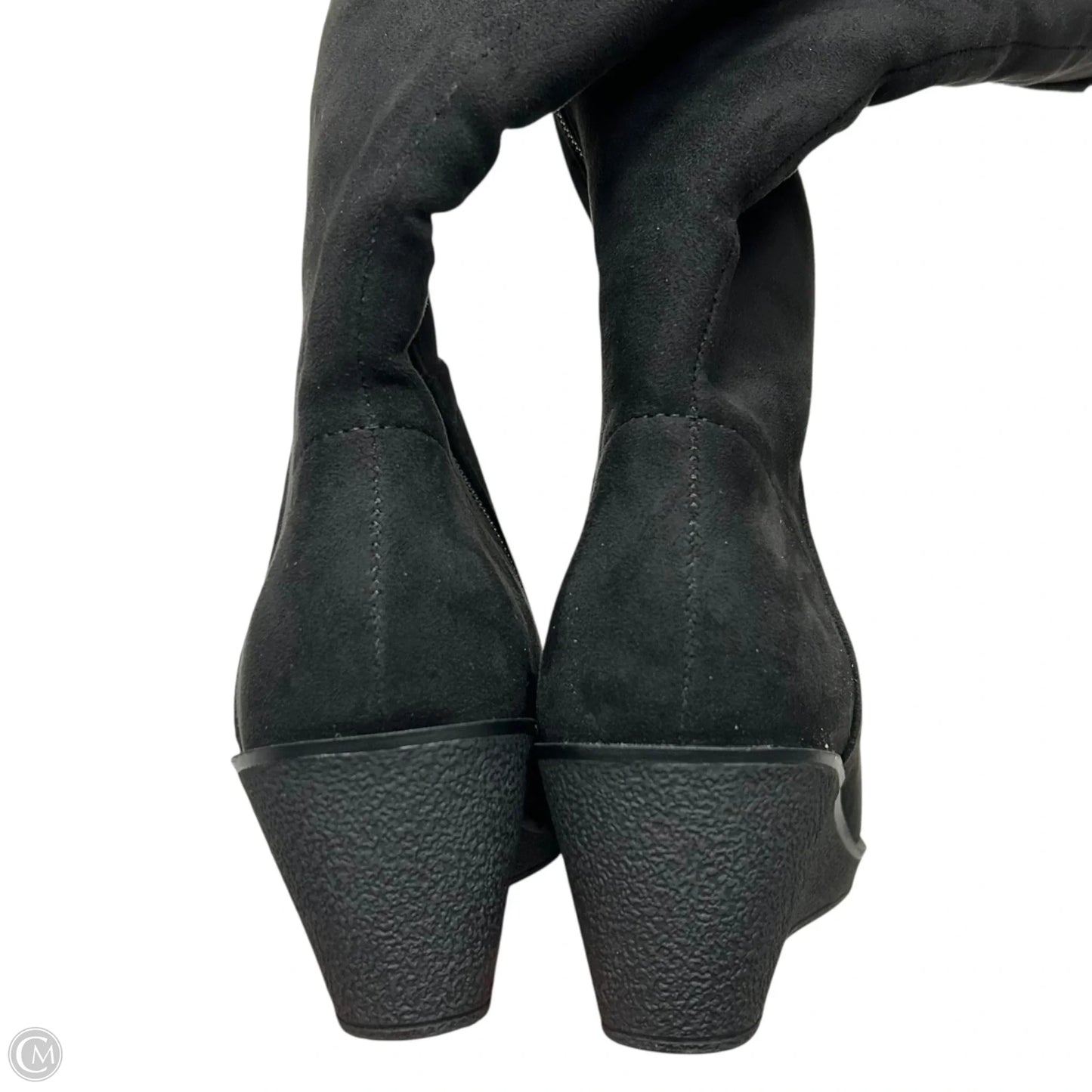 Boots Mid-calf Heels By Aerosoles In Black, Size: 6