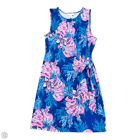 Dress Designer By Lilly Pulitzer In Blue & Pink, Size: S