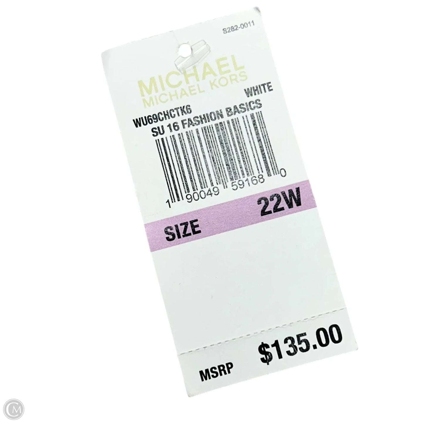 Jeans Designer By Michael Kors In White Denim, Size: 22