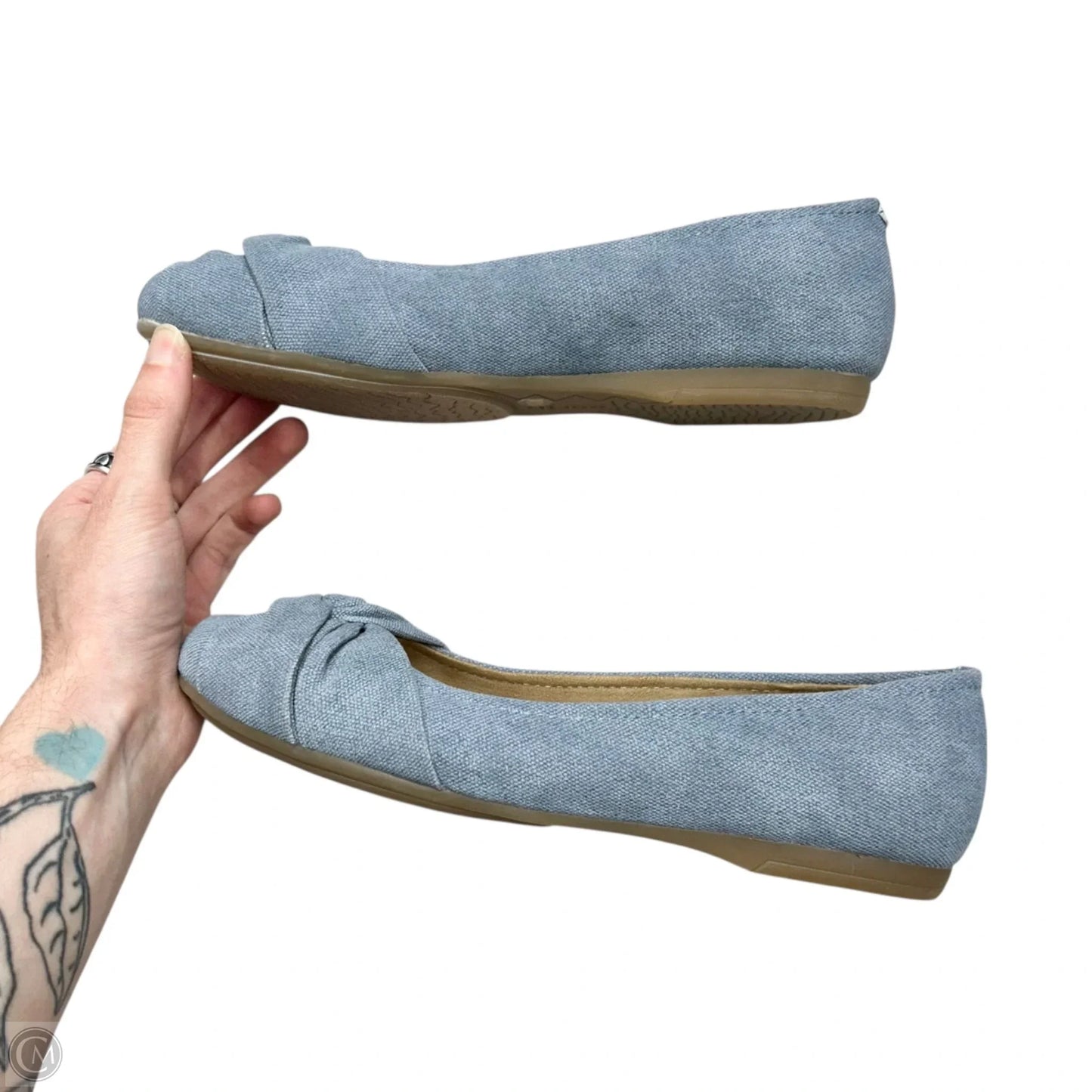 Shoes Flats By Earth In Blue, Size: 6.5