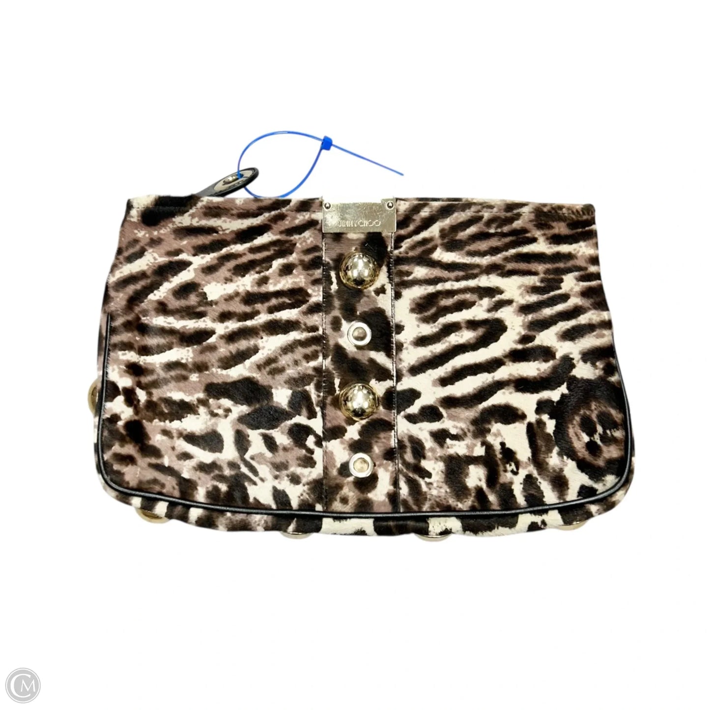 Clutch Luxury Designer By Jimmy Choo, Size: Large