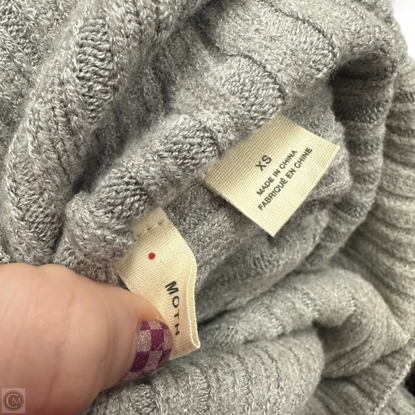 Sweater By Moth In Grey, Size: Xs