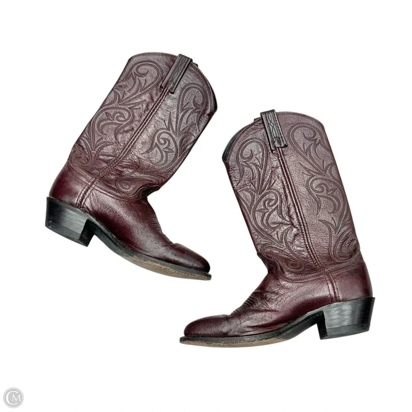 Boots Western By Dan Post In Purple, Size: 8