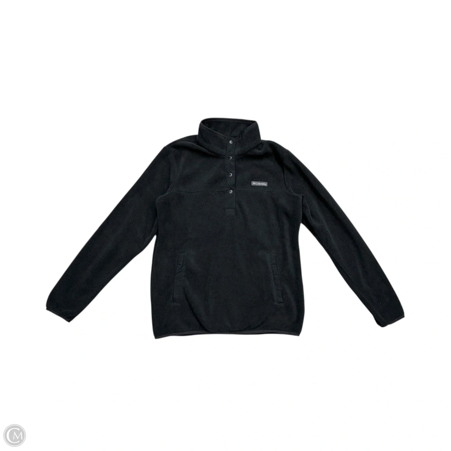 Jacket Fleece By Columbia In Green & Grey, Size: M