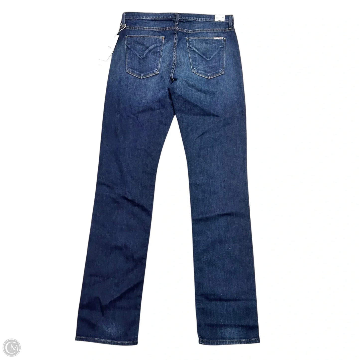 Jeans Straight By Hudson In Blue Denim, Size: 10