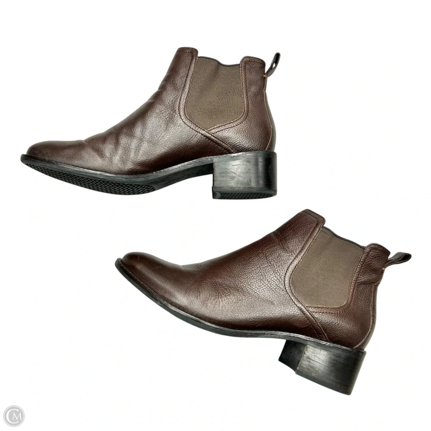 Boots Ankle Heels By Cole-haan In Brown, Size: 11