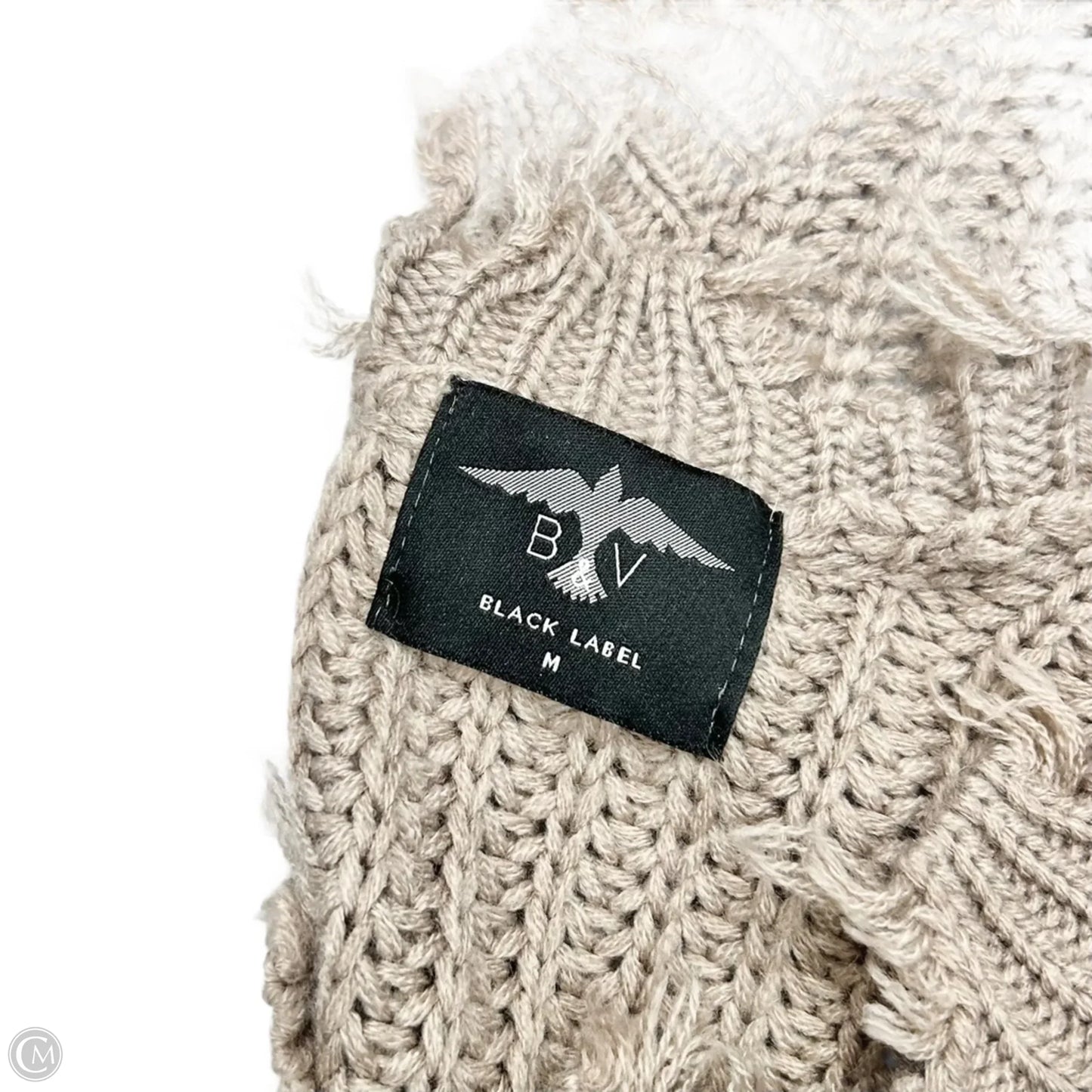 Sweater By Black Label In Taupe, Size: M