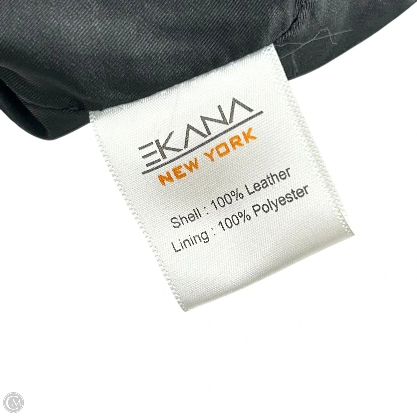 Jacket Leather By Ekana In Black, Size: M