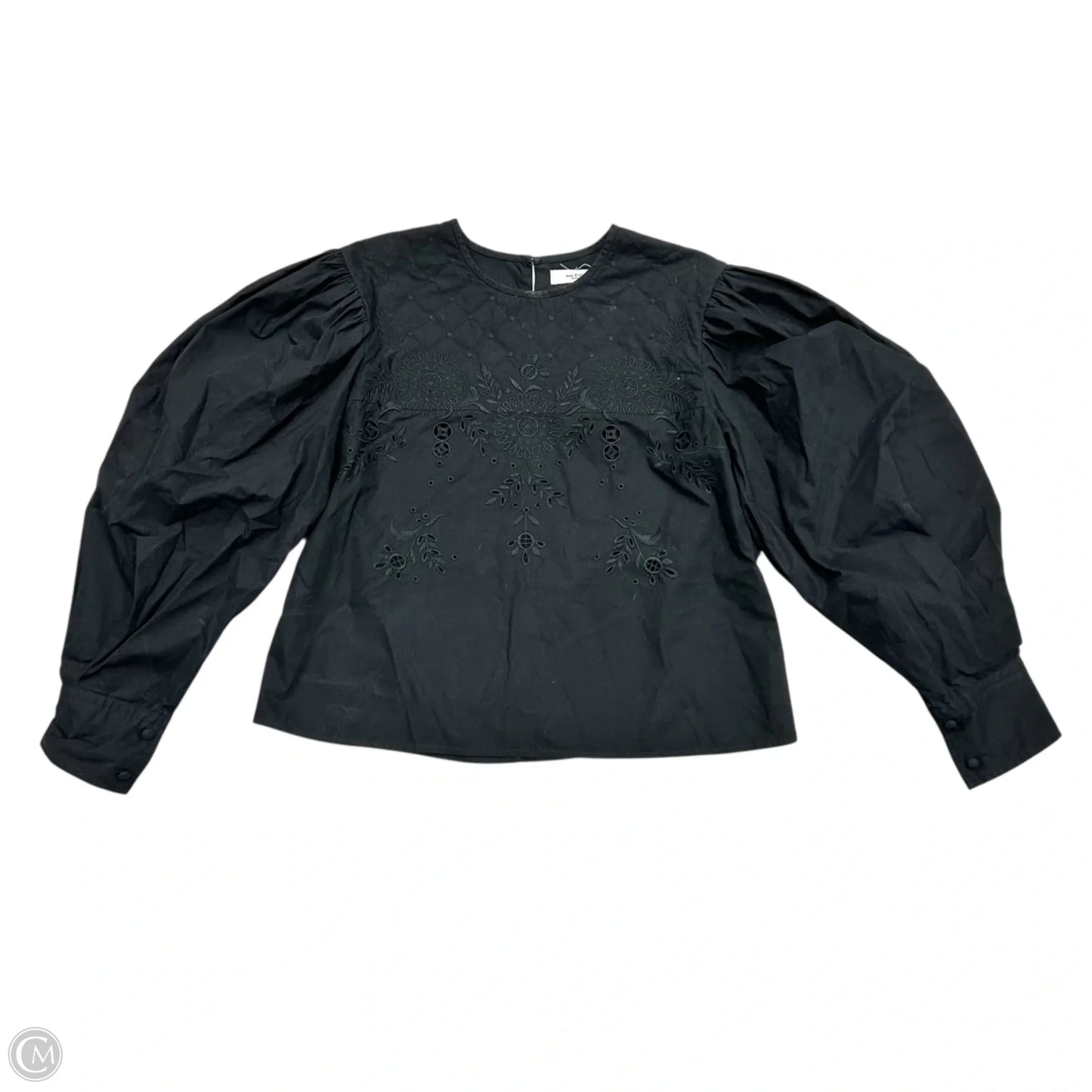 Top Long Sleeve Designer By Isabel Marant In Black, Size: M