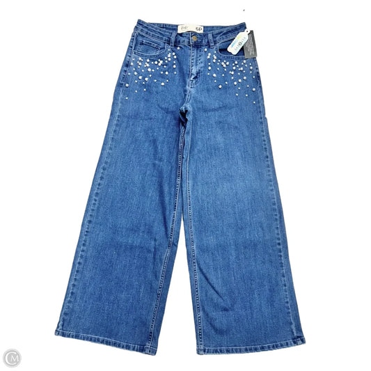 Jeans Wide Leg By Jennie Garth In Blue Denim, Size: 6p