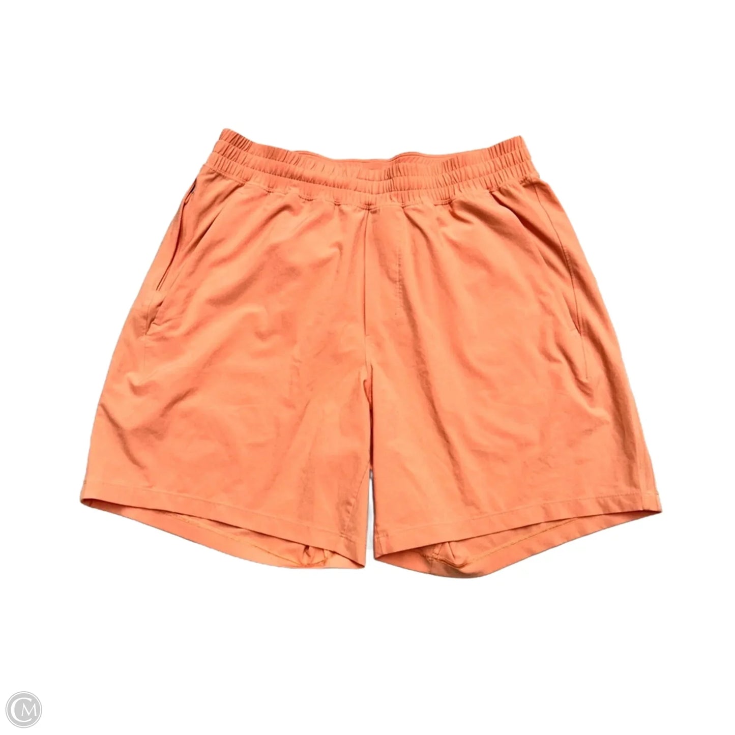 Athletic Shorts By Lululemon In Orange, Size: M
