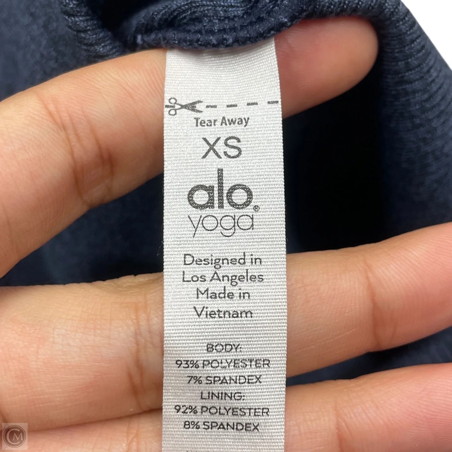 Athletic Bra By Alo In Navy, Size: Xs