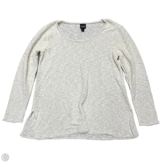 Sweater By Eileen Fisher In Cream, Size: L