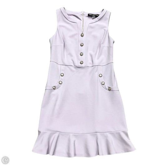 Dress Designer By Karl Lagerfeld In Purple, Size: M