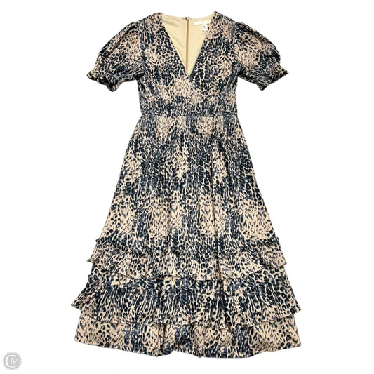 Dress Casual Maxi By Hutch In Tan & Black, Size: M