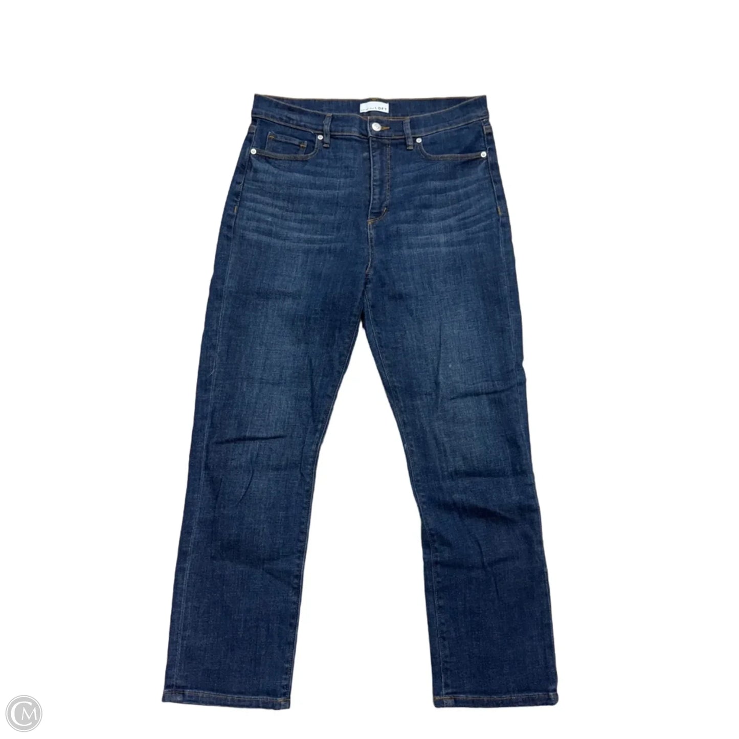 Jeans Straight By Loft In Blue Denim, Size: 6