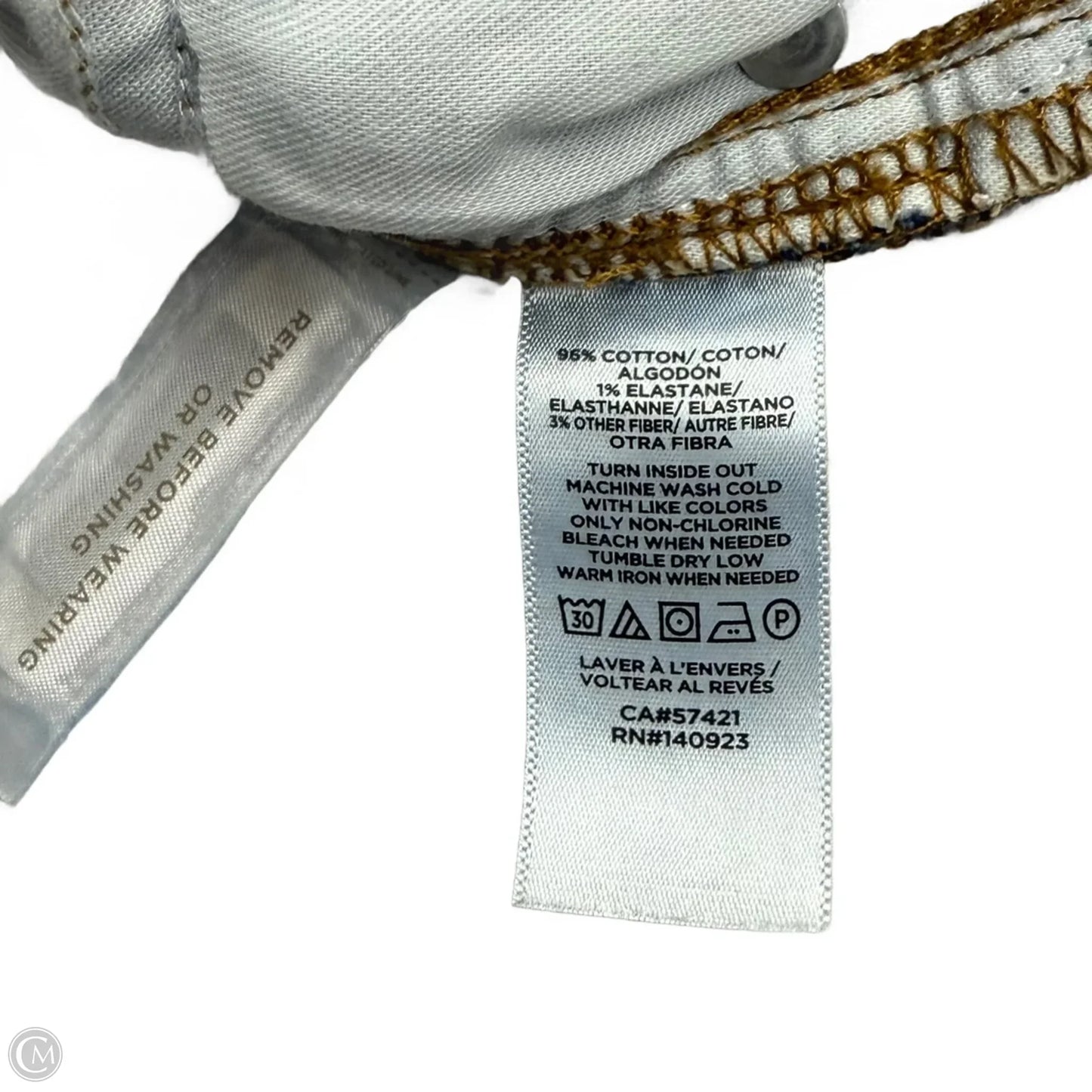 Jeans Straight By Loft In Blue Denim, Size: 6