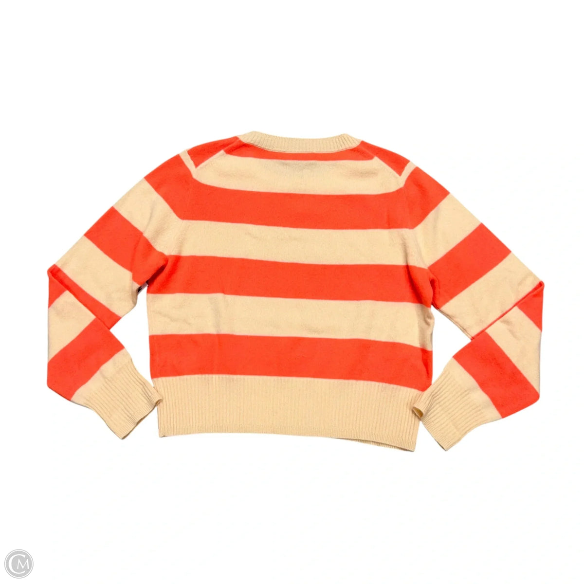 Sweater Cashmere By J. Crew In Striped Pattern, Size: M