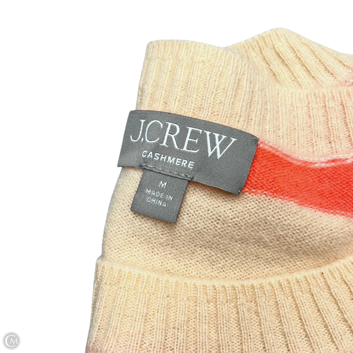 Sweater Cashmere By J. Crew In Striped Pattern, Size: M