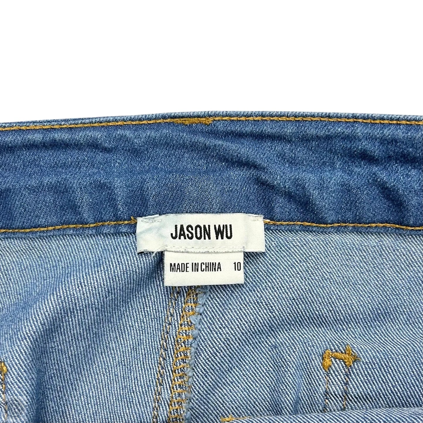 Jeans Designer By Jason Wu In Blue Denim, Size: 10
