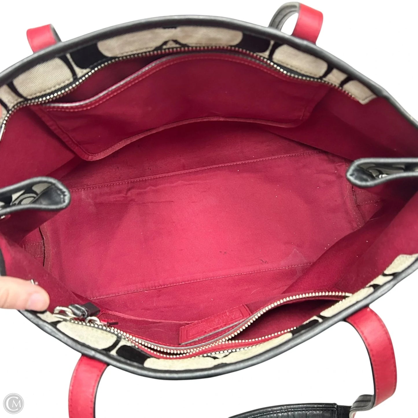 Handbag Designer By Coach, Size: Large