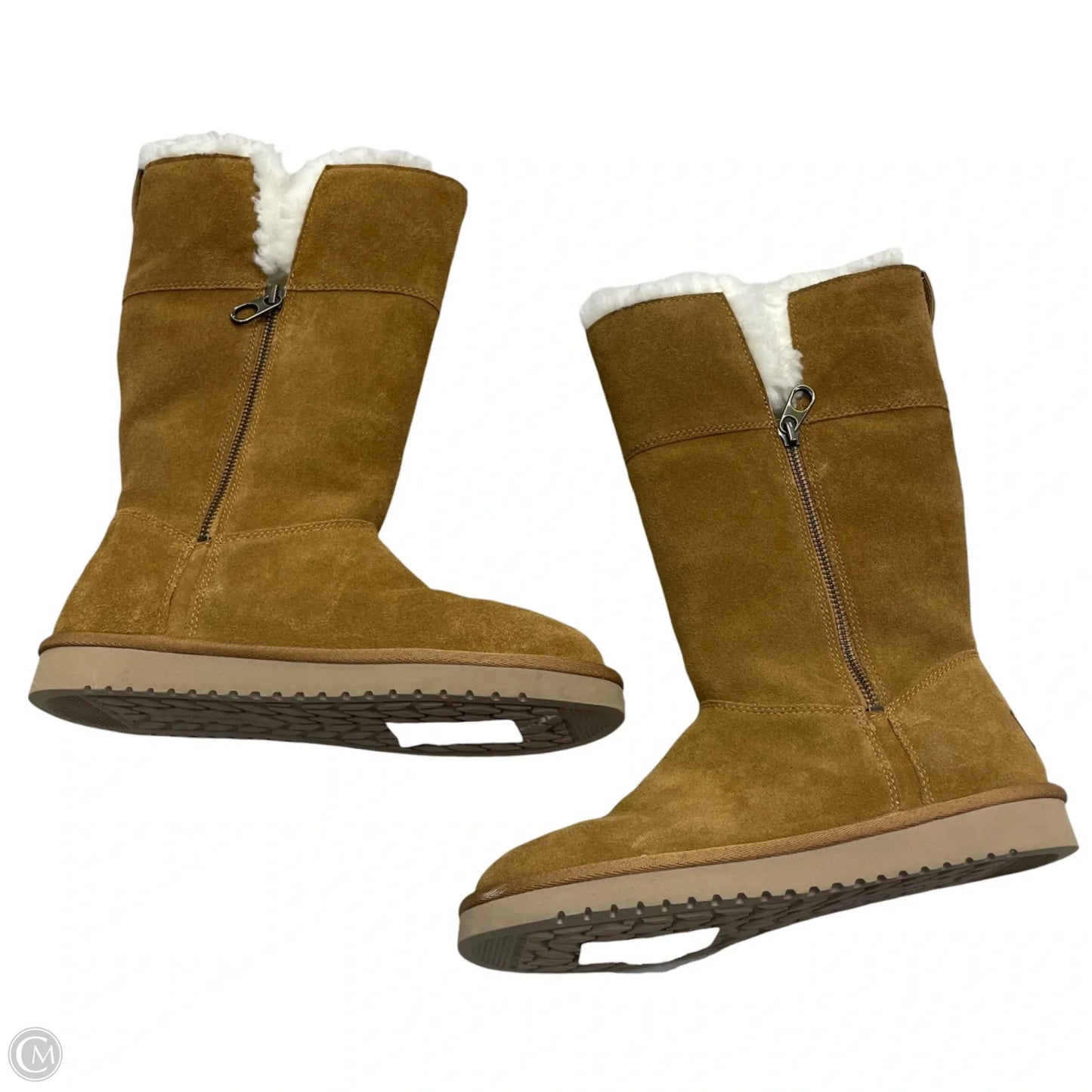 Boots Mid-calf Flats By Koolaburra By Ugg In Tan, Size: 7