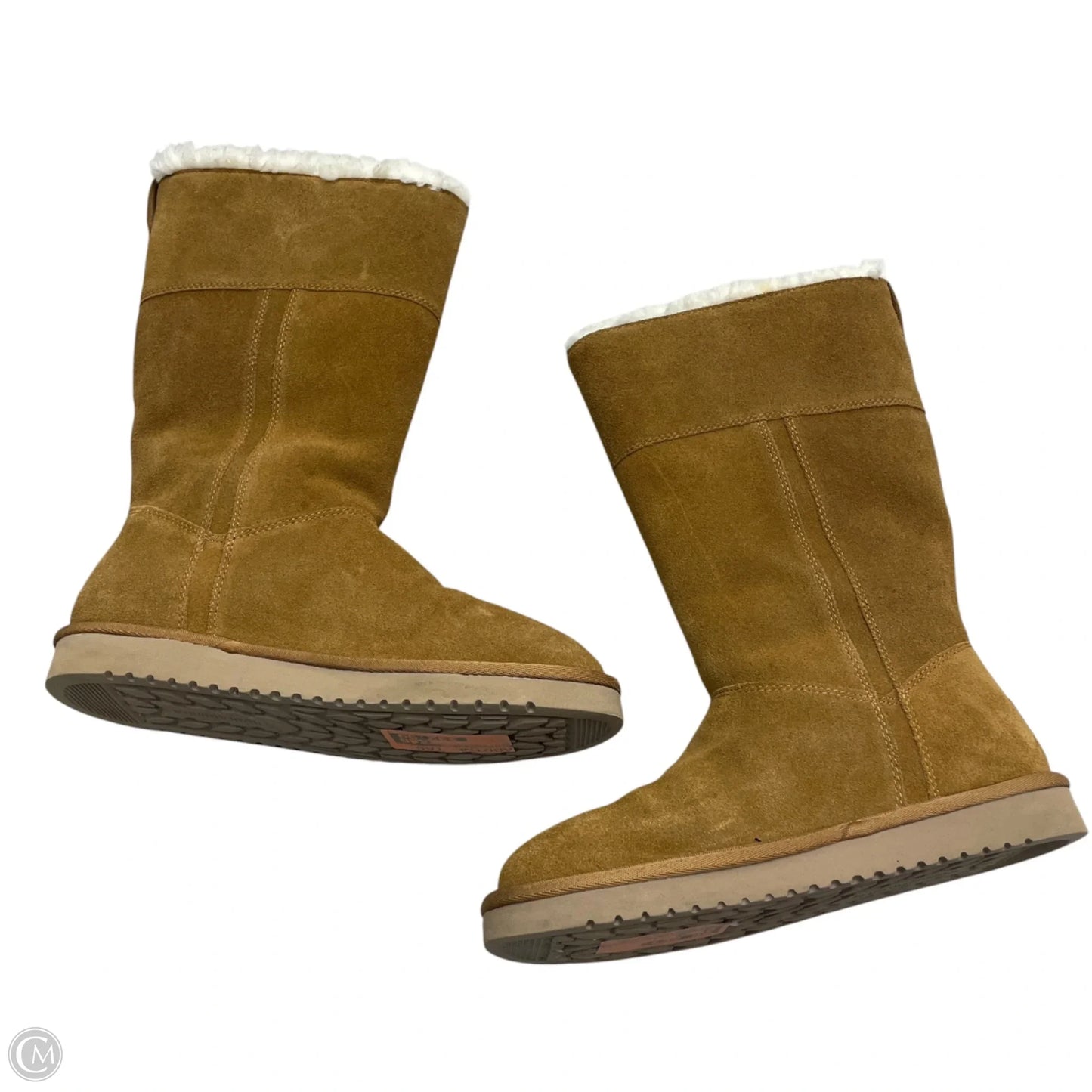 Boots Mid-calf Flats By Koolaburra By Ugg In Tan, Size: 7