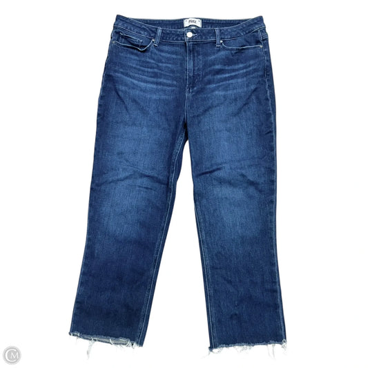 Jeans Skinny By Paige In Blue Denim, Size: 18