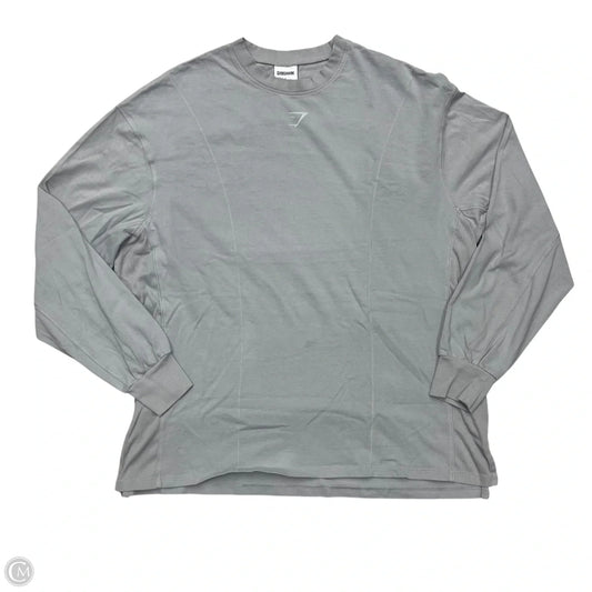 Top Long Sleeve Basic By Gym Shark In Grey, Size: L