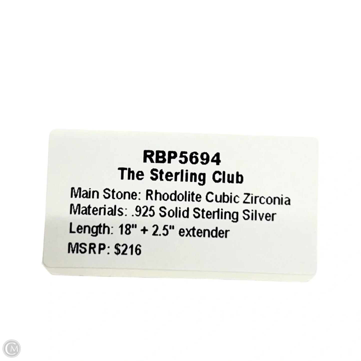 Necklace Sterling Silver By Bomb Party