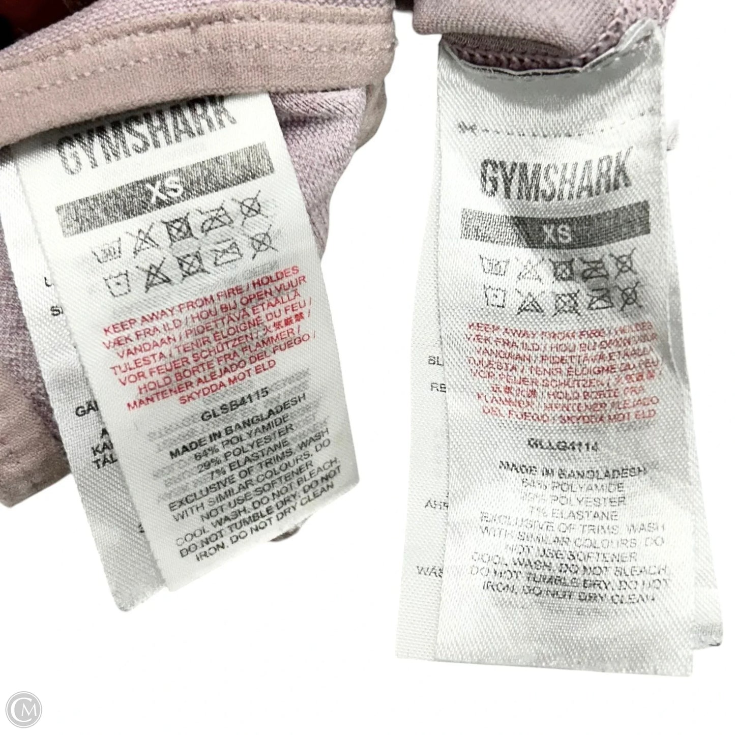 Athletic Pants 2pc By Gym Shark In Purple, Size: Xs