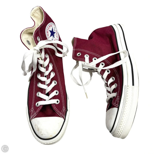 Shoes Flats By Converse In Maroon, Size: 9