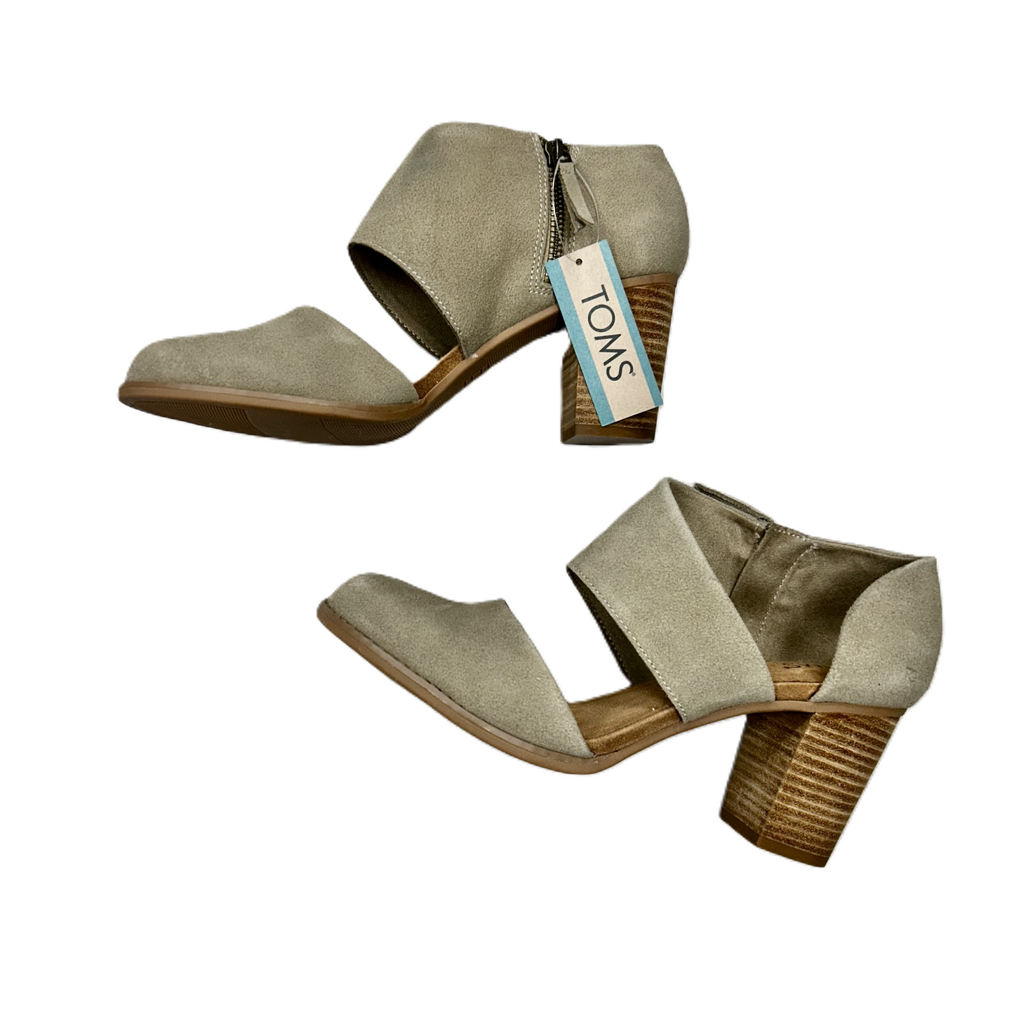 Shoes Heels Block By Toms In Teal, Size: 9.5